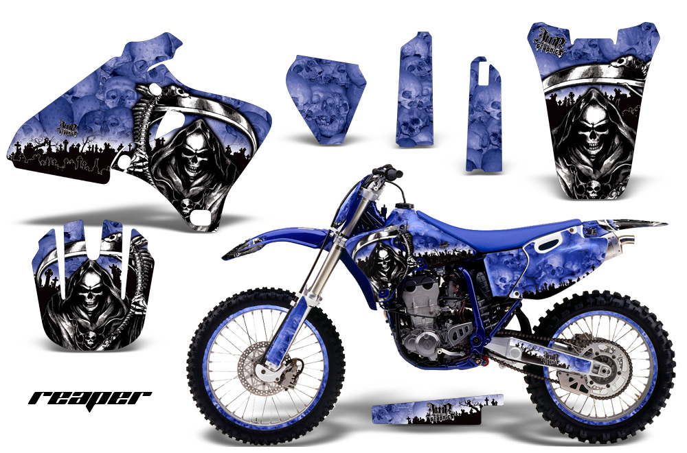 Yamaha YZ426F Graphics Kit Reaper Blu